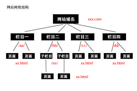 網站架構,網站目錄